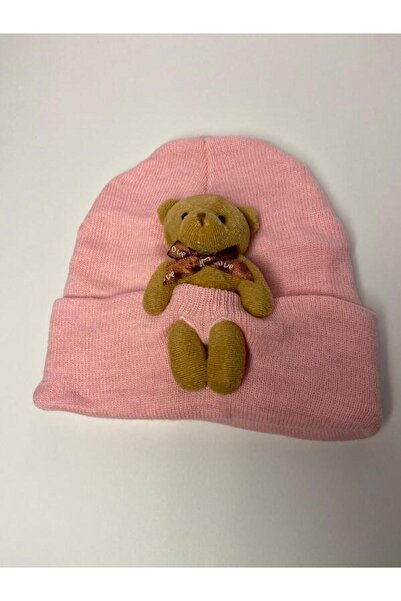 SETAN Accessory Çocuk Kışlık Şapka Ayıcık Detaylı Bere