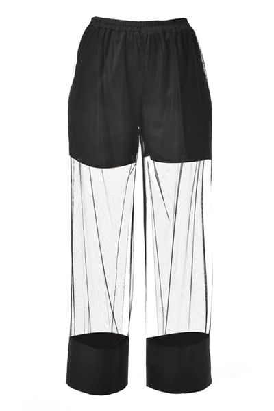 es moda shop Valery long tulle pants black