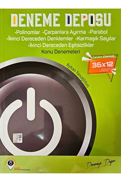 Acil Yayınları ACİL YAYINLARI POLİNOMLAR ÇARPANLAR PARABOL DENKLEM SAYILAR EŞ...