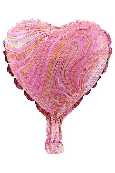 Bkmc Marble Patterned Foil Balloon 18 INCH 45 CM