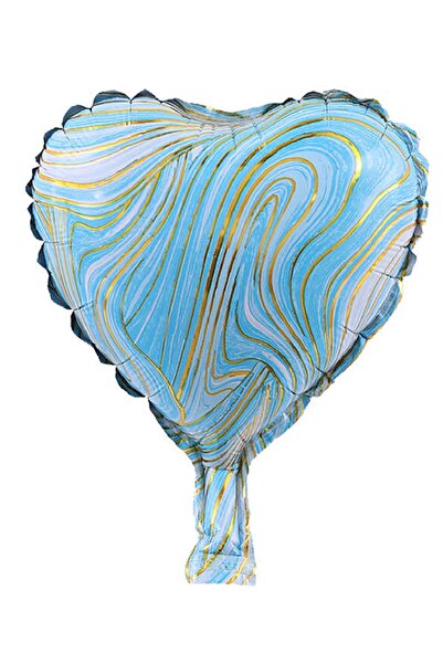 Laviyosa بالون فويل منقوش رخامي 45 سم - 18 بوصة