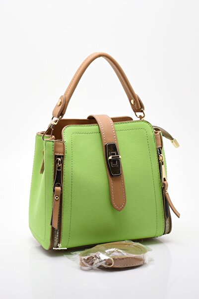 Jasmin Yeşil El Ve Omuz Askılı Çantası