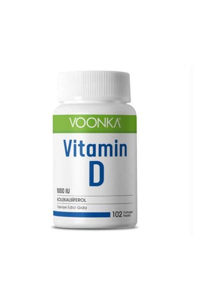 Voonka Food Supplement Containing Vitamin D 102 Capsules