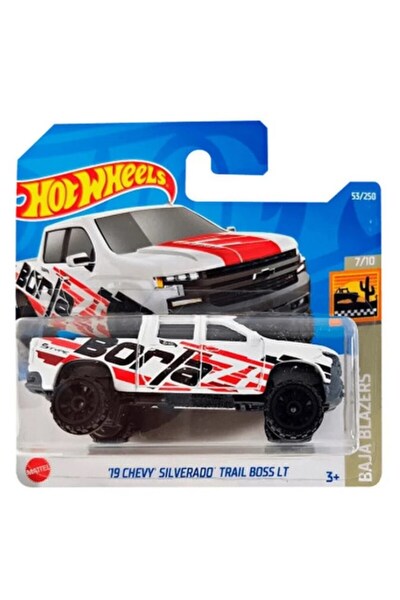 HOT WHEELS '19 Chevy Silverado Trail Boss LT Baja Blazers - 2022 Mattel-HCW64