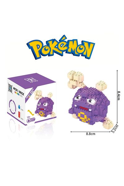 ThreeMB Toys بوكيمون 3جزء كتلة اللغز Koffing