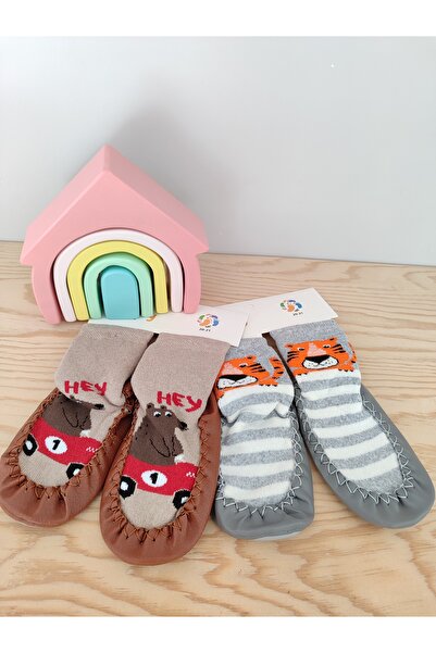 Monkabox бебешки чорапи с пантофи