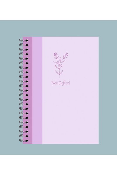 pixelpare A5 (15x21) Spiral School Notebook 80 sheets Set of 4 - Unlined with white pages
