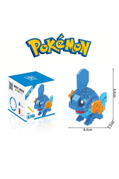 ThreeMB Toys بوكيمون 4.لغز كتلة الجزء Mudkip