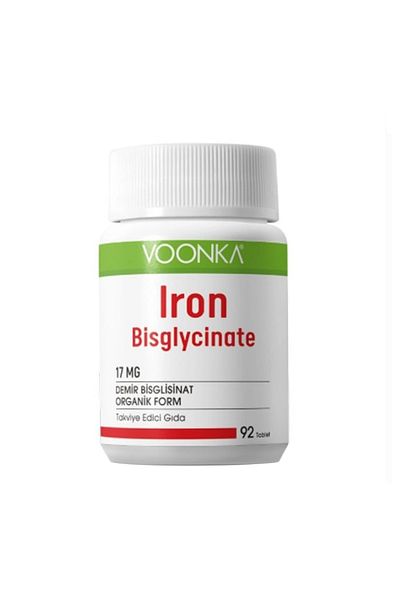 Voonka Iron Bisglycinate Iron 92 Capsules