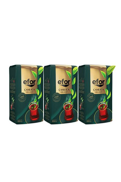 EFOR ÇAY Efor Black Bulk Tea - 1,000gr