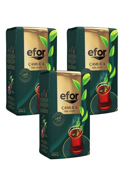 EFOR ÇAY Efor Black Bulk Tea - 1,000gr