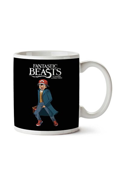 ART HEDİYE كوب مطبوع عليه وجهين من Fantastic Beasts Darth Vader Star Wars