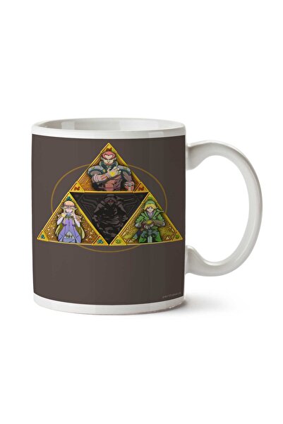 ART HEDİYE كوب مطبوع على الجانبين من The Triforce... وA Bit Of Darkness
