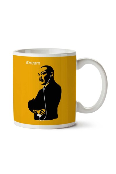 ART HEDİYE كوب آي دريم مارتن لوثر كينج جونيور آي بود مطبوع على الجانبين