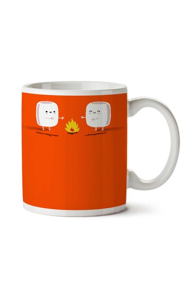 ART HEDİYE كوب مارشميلو مطبوع على الجانبين