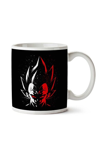 ART HEDİYE كوب Dragon Ball Z Vegeta Majin وجه مطبوع على الجانبين