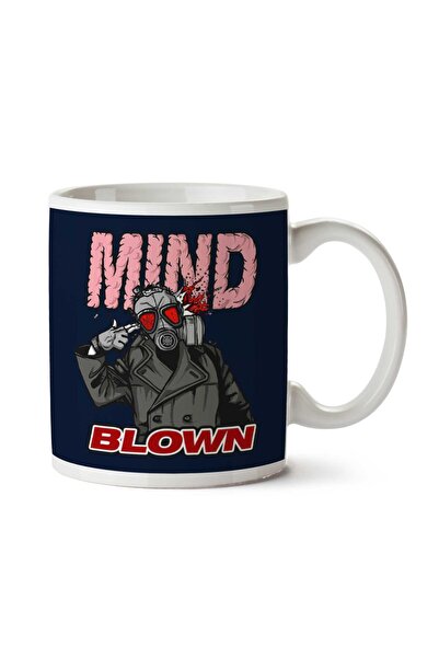 ART HEDİYE كوب مطبوع على الجانبين بتصميم Mind Blown Pop Art