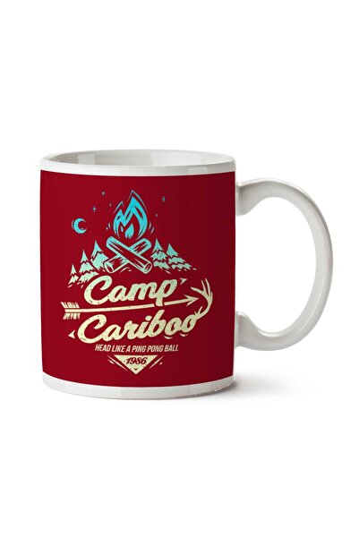 ART HEDİYE كوب كامب كاريبو كرة بينج بونج مطبوع على الجانبين