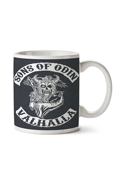 ART HEDİYE Sons Of Odin - Valhalla Chapter Two Sided Printed Mug