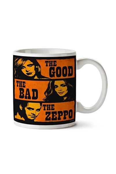 ART HEDİYE كوب The Good The Bad The Zeppo مطبوع على الجانبين