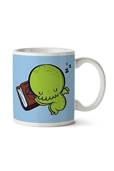 ART HEDİYE كوب بيبي Cthulhu للنوم مطبوع على الجانبين