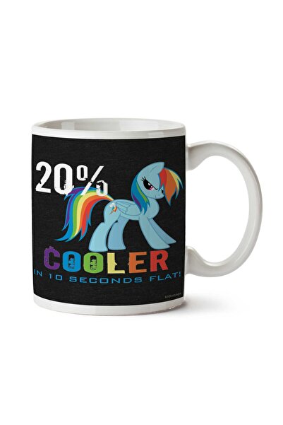 ART HEDİYE كوب كولر 20٪ في 10 ثوانٍ مسطح بطبعة يونيكورن على الوجهين