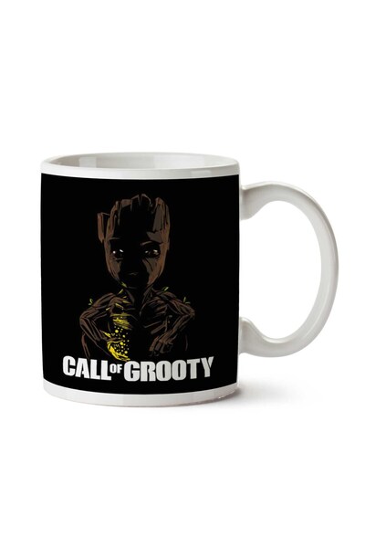 ART HEDİYE كوب مطبوع عليه وجهين من Call Of Grooty Guardians Of The Galaxy