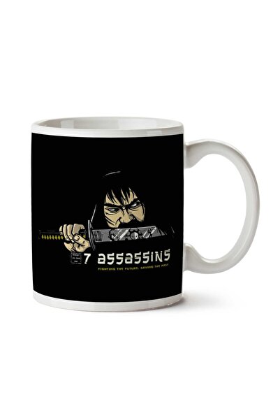 ART HEDİYE كوب 7 Assassins Samurai Jack مطبوع على الجانبين