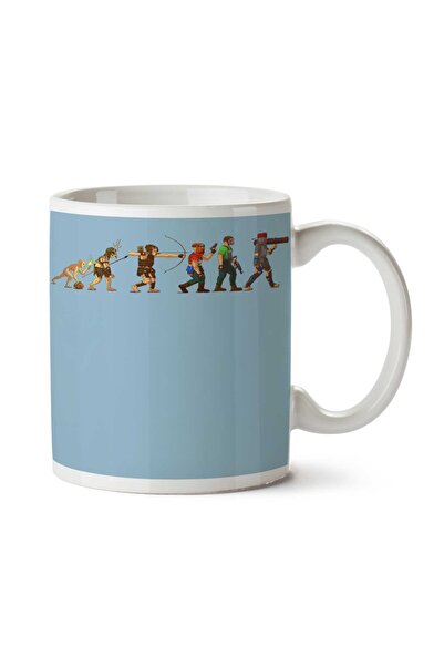 ART HEDİYE كوب مطبوع على الجانبين من Rust Evolution