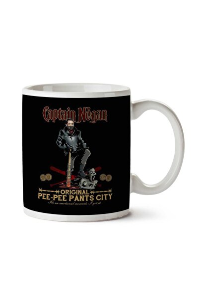 ART HEDİYE كوب مطبوع على الجانبين من Walking Dead Negan Rum