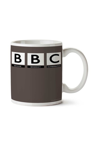 ART HEDİYE كوب مطبوع على الجانبين من بنديكت كومبرباتش