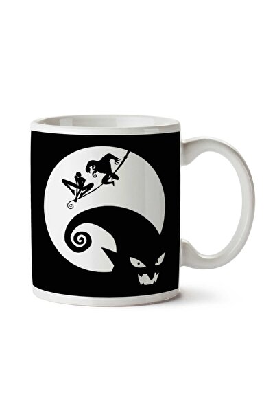 ART HEDİYE كوب Venom Spiderman Jack Skellington.png مطبوع على الجانبين