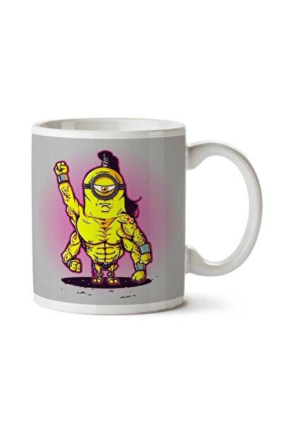 ART HEDİYE كوب مطبوع على الجانبين من Tournament Minion Goro Mortal Kombat