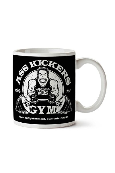 ART HEDİYE كوب Mac Ass Kickers Gym Always Sunny In Philadelphia مطبوع على الجانبين