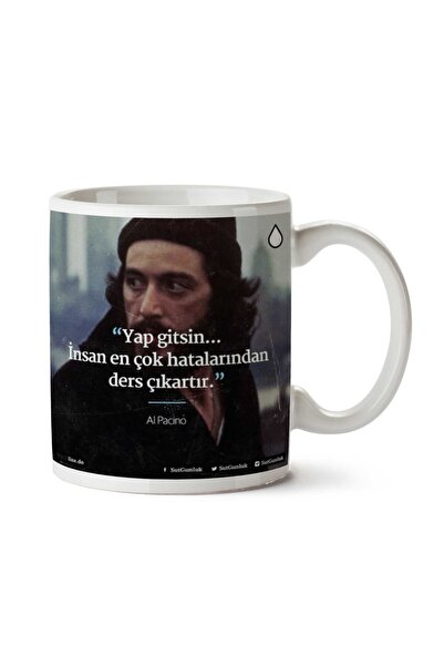 ART HEDİYE Al Pacino Make It Go Two Sided Printed Mug