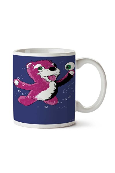 ART HEDİYE كوب مطبوع على الجانبين من Breaking Bear