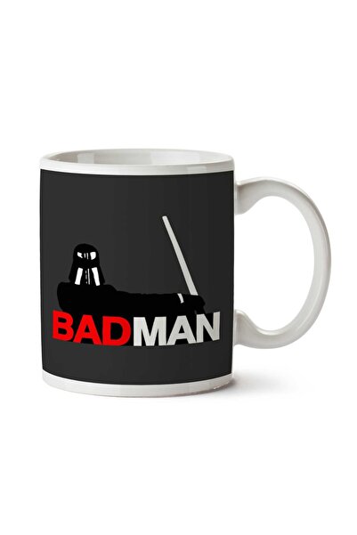 ART HEDİYE كوب Bad Man Darth Vader Mad Men بشعار حرب النجوم مطبوع على الوجهين
