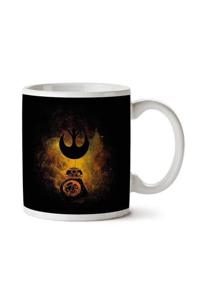 ART HEDİYE Star Wars BB8 Rebel Alliance Two Sided Printed Mug
