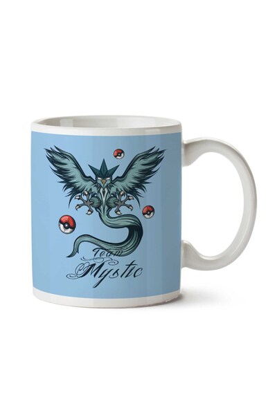ART HEDİYE كوب بوكيمون تيم ميستيك أرتشونو مطبوع على الجانبين