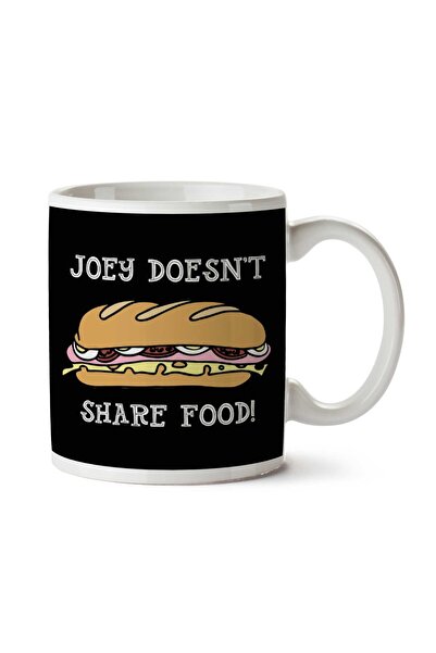 ART HEDİYE كوب مطبوع على الجانبين من Friends Joey Doesnt Share Food