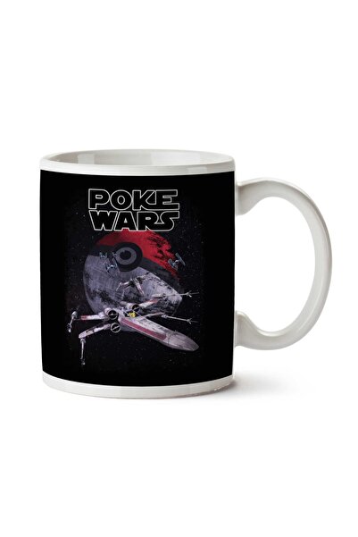 ART HEDİYE كوب بوكيمون بوك وورز ديث ستار ستار وورز مطبوع على الجانبين