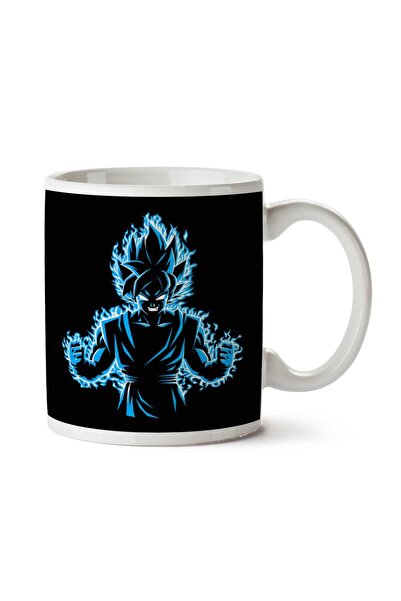 ART HEDİYE Dragon Ball Z Blue God Two Sided Printed Mug