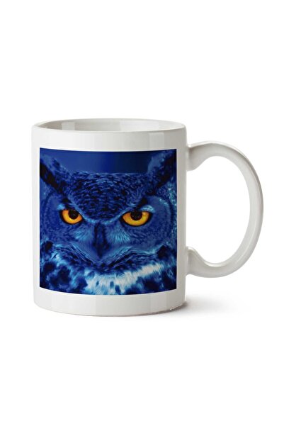 ART HEDİYE كوب كوروجا بومة مطبوع على الجانبين