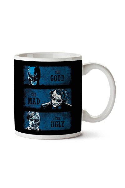 ART HEDİYE كوب Dark Knight The Good The Bad And The Ugly مطبوع على الجانبين