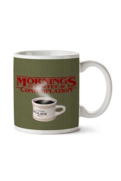 ART HEDİYE كوب قهوة مطبوع عليه وجهين من Stranger Things