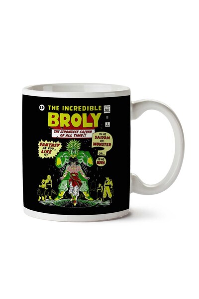 ART HEDİYE The Incredible Broly The Strongest Saiyan Dbz Two Side Printed Mug
