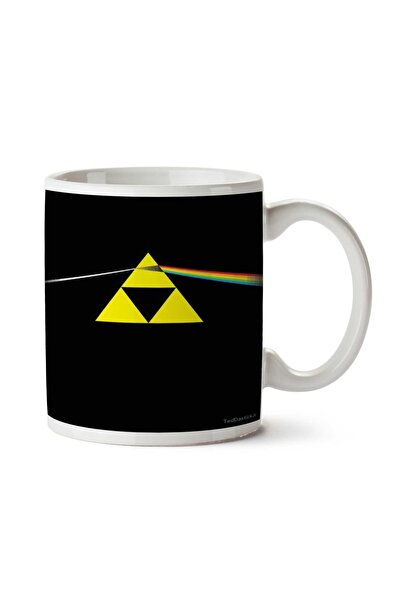 ART HEDİYE كوب مطبوع على الجانبين من The Dark Side of the Triforce
