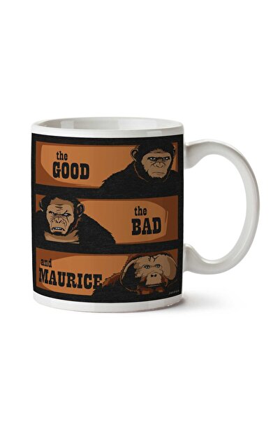 ART HEDİYE كوب مطبوع على الجانبين من The Good، The Bad and Maurice