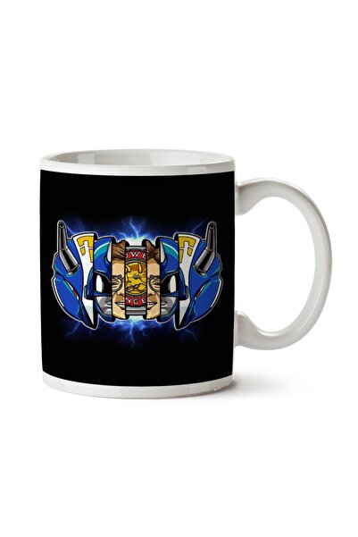 ART HEDİYE كوب بلو رينجر باور رينجرز مطبوع على الجانبين