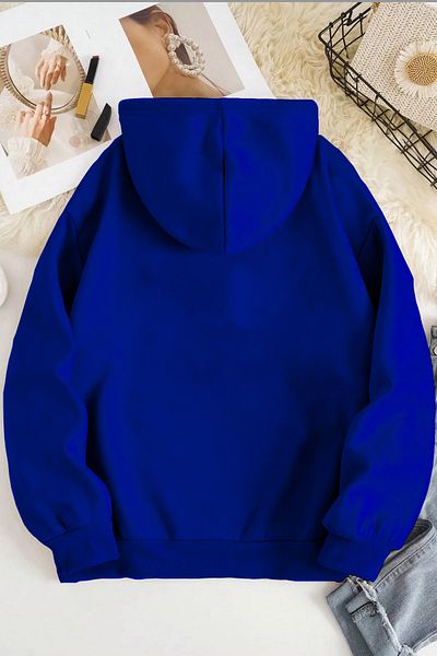 mw memowear Унисекс 2ip повдигнат суитшърт BUNNY с принт на сакс